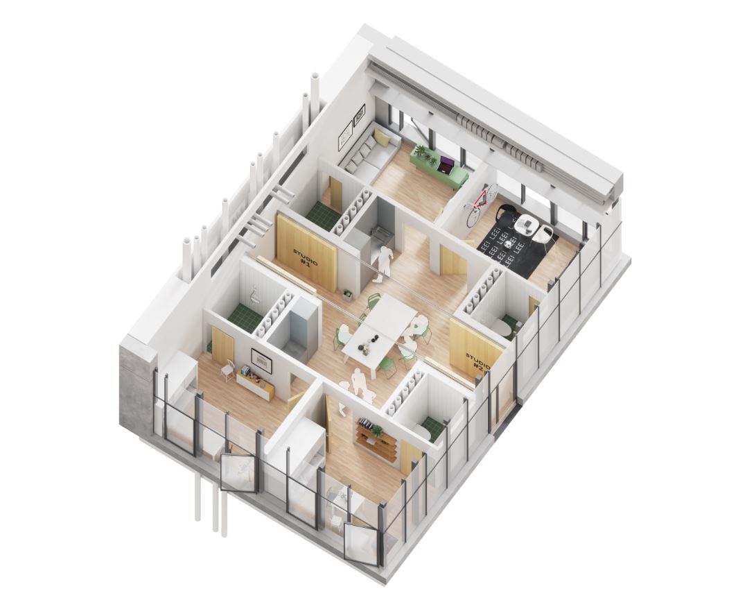 3D layout of the Testbed KTH 